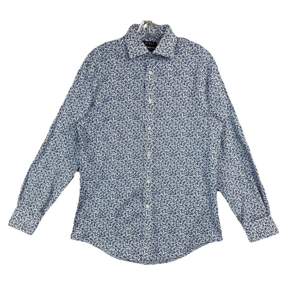 Ralph Lauren Mens M Button Up Shirt Black Label Spring Micro Floral Performance